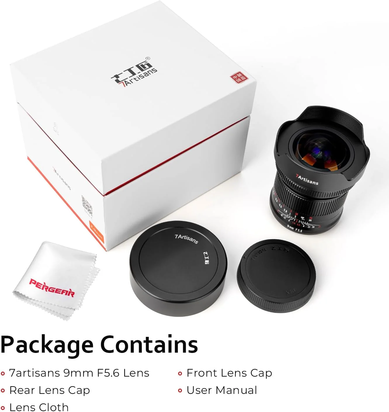 7artisans 9mm F5.6 Full-Frame Ultra Wide-Angle Lens, Compatible with Full-Frame Canon EOS-R Mount Mirrorless Cameras EOS R RP R5 R6 R7