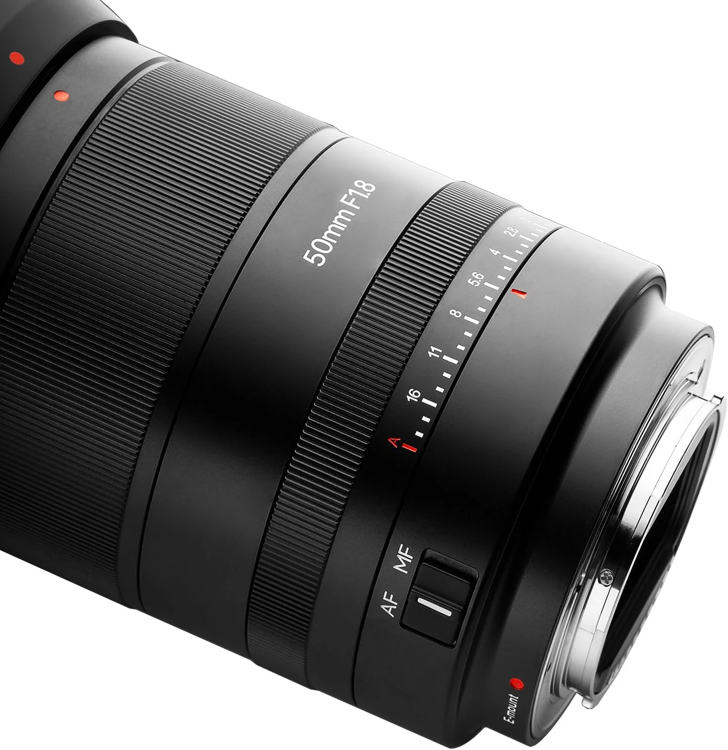 لنز دوربین 7artisans 50mm F1.8 با فوکوس خودکار AF/MF فول فریم پرتره برای دوربین های بدون آینه Sony E-Mount A7 A7R A7S A9 A7C، پشتیبانی از تشخیص چهره و چشم