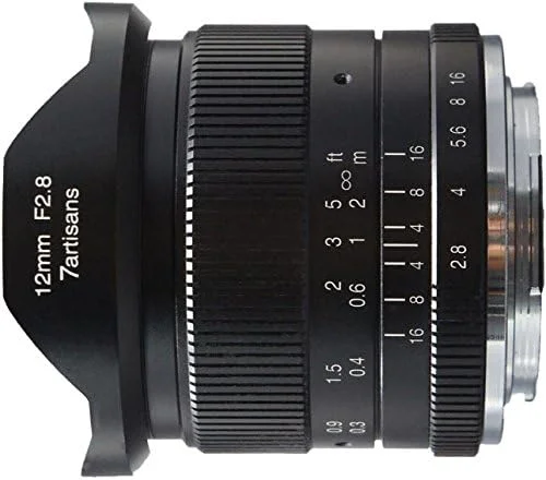 لنز ثابت دستی واید انگل 7artisans با فاصله کانونی 12 میلیمتر و دیافراگم F2.8 APS-C برای دوربینهای Sony E-Mount مانند Sony NEX-6R NEX-7 A3000 A5000 A5100 A6000 A6300 A6500 لنز ثابت دستی واید انگل 7artisans با فاصله کانونی 12 میلیمتر و دیافراگم F2.8 APS-C برای دوربینهای Sony E-Mount مانند Sony NEX-6R NEX-7 A3000 A5000 A5100 A6000 A6300 A6500