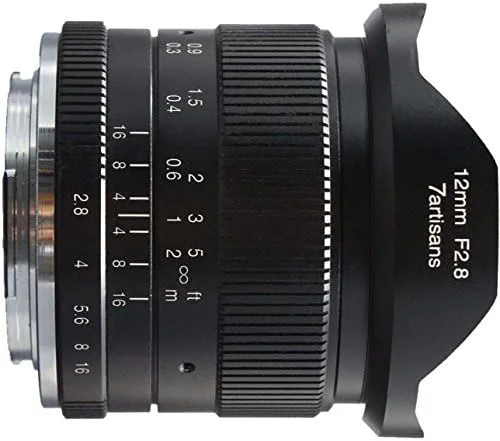 لنز ثابت دستی واید انگل 7artisans با فاصله کانونی 12 میلیمتر و دیافراگم F2.8 APS-C برای دوربینهای Sony E-Mount مانند Sony NEX-6R NEX-7 A3000 A5000 A5100 A6000 A6300 A6500 لنز ثابت دستی واید انگل 7artisans با فاصله کانونی 12 میلیمتر و دیافراگم F2.8 APS-C برای دوربینهای Sony E-Mount مانند Sony NEX-6R NEX-7 A3000 A5000 A5100 A6000 A6300 A6500