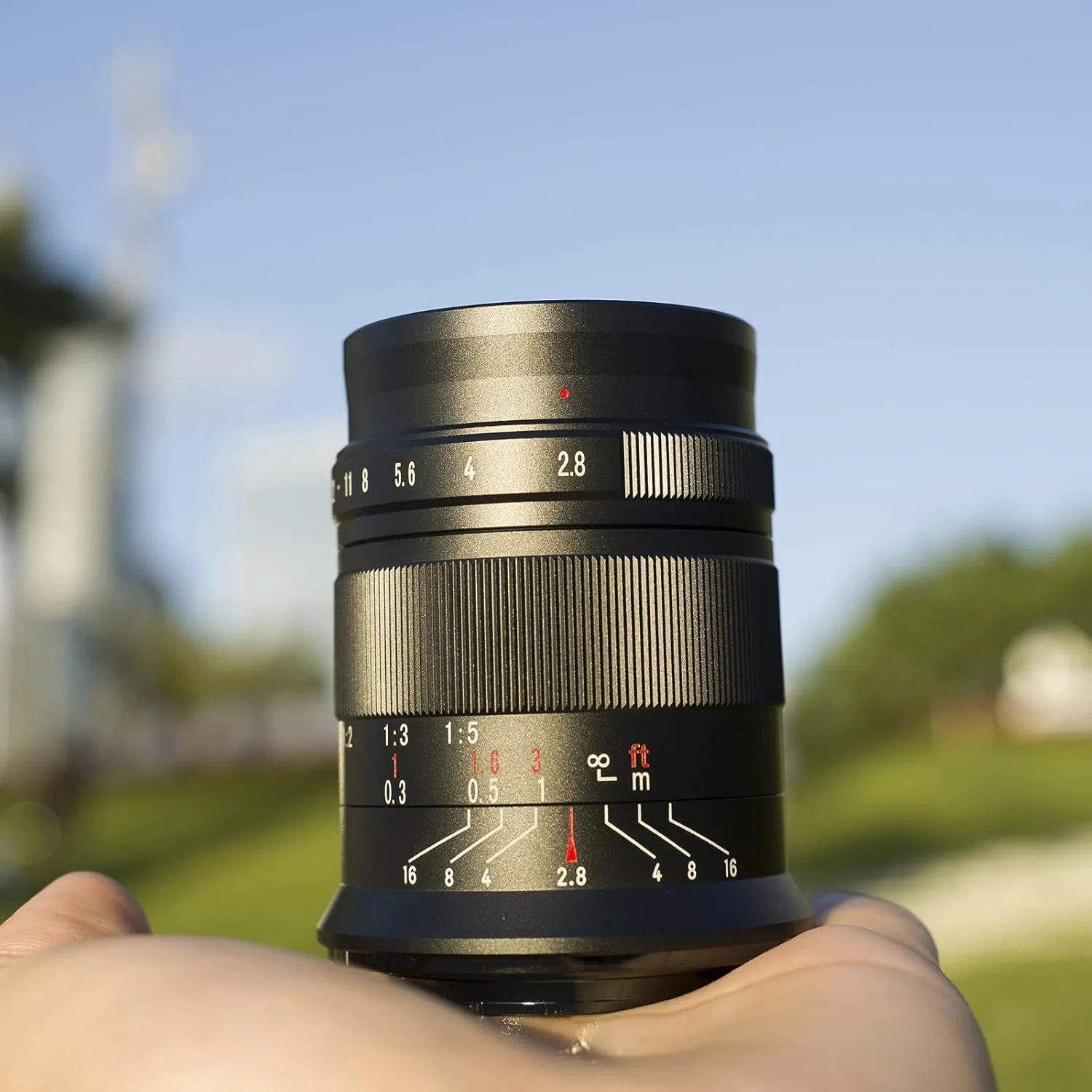 لنز ماکرو 60mm F2.8 II هفتartisans، لنز ثابت دستی APS-C سازگار با دوربین های Canon EOS-M (مشکی)