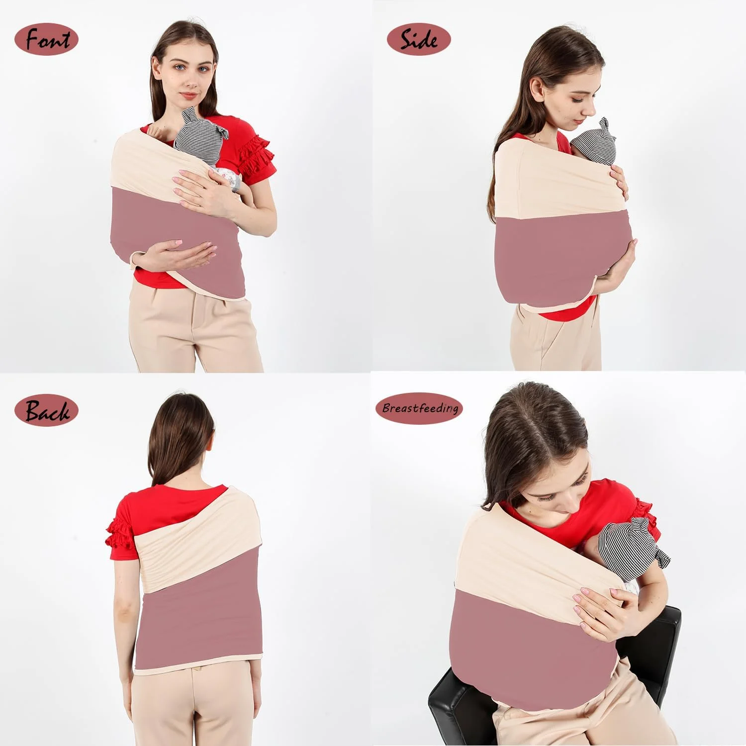 آغوشی نوزاد کلووته، پتو پیوند دو طرفه، آغوشی نرم و کشسان نوزاد و کودک، آغوشی عالی برای نوزاد و کودک تا وزن 15 کیلوگرم.