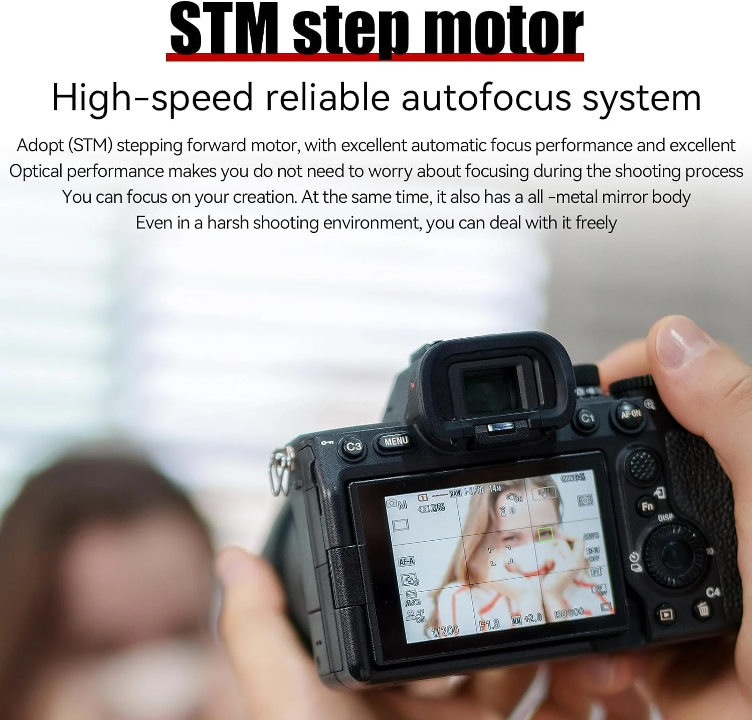 لنز دوربین فول فریم 7Artisans 50mm F1.8 AF STM مانت سونی FE، اولین لنز AF از 7Artisans، حلقه دیافراگم قابل تنظیم خطی، دیافراگم باز، پشتیبانی از EXIF، تشخیص چهره/چشم، ارتقاء سیستم عامل