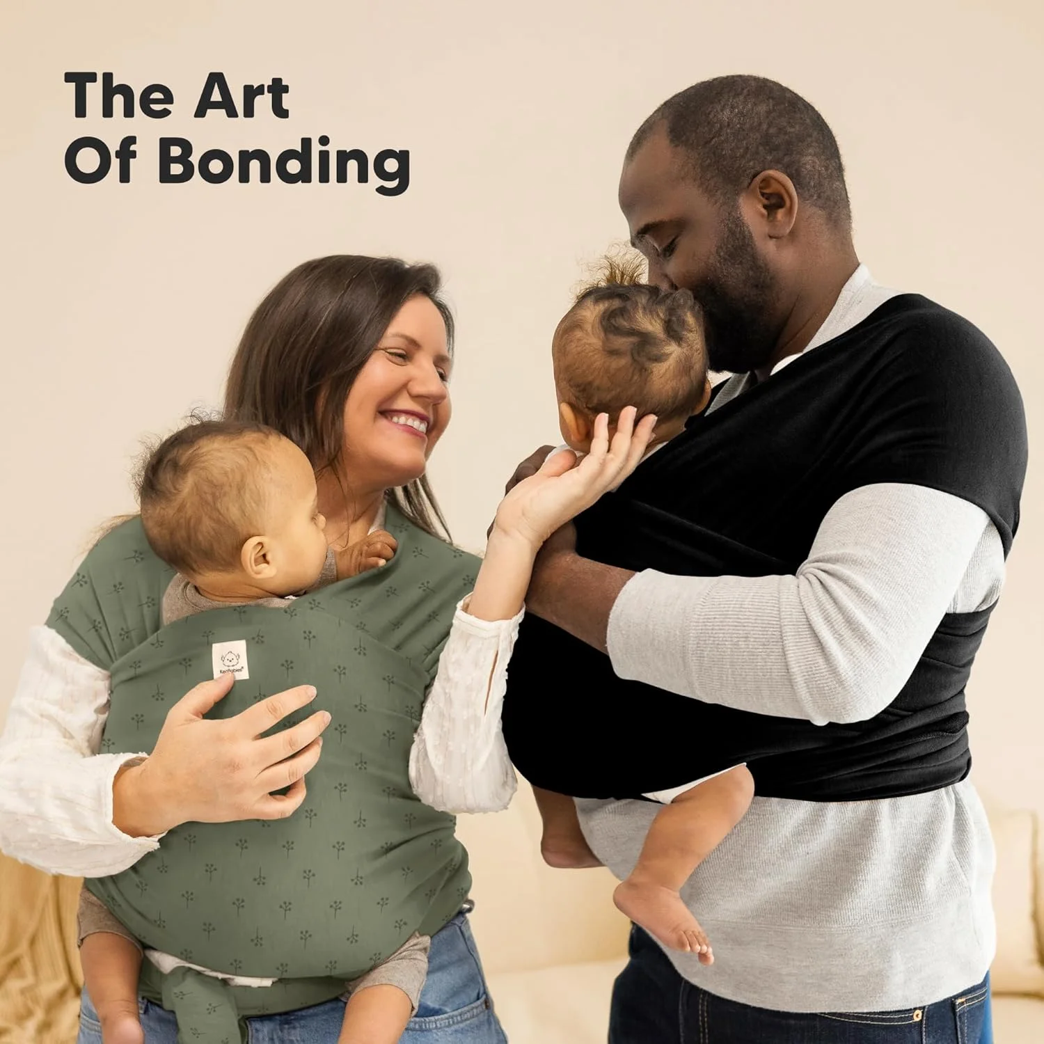 آغوشی نوزاد KeaBabies - آغوشی همه کاره نوزاد، مناسب از نوزادی تا نوپایی، استفاده آسان، ایجاد پیوند عاطفی بدون نیاز به دست، سبک وزن، آغوشی نوزاد با قابلیت تنفس (Forest Berries)