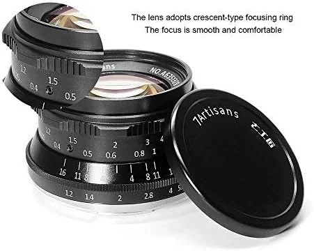 لنز فوکوس دستی 35mm F1.2 APS-C هفتartisans، مناسب برای دوربین های بدون آینه کامپکت با مانت Nikon Z برای Nikon Z6 Z7 Z50 - مشکی