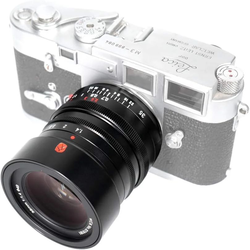 لنز پرایم 7artisans 35mm F1.4 با فوکوس دستی و فریم کامل با مانت Leica M برای دوربین های سری Leica SL, TL, CL لنز پرایم 7artisans 35mm F1.4 با فوکوس دستی و فریم کامل با مانت Leica M برای دوربین های سری Leica SL, TL, CL
