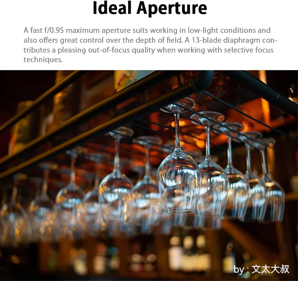 لنز دستی 7artisans 25mm F0.95 با دیافراگم باز، سازگار با دوربین های فوجی X-Mount مدل های X-PRO1 X-PRO2 X-E1 X-E2 X-E3 X-H1 X-T1 X-T10 X-T2 X-T3 X-T20 X-T30 X-T100 X-A1 X-A10 X-A2 X-A3 X-A5