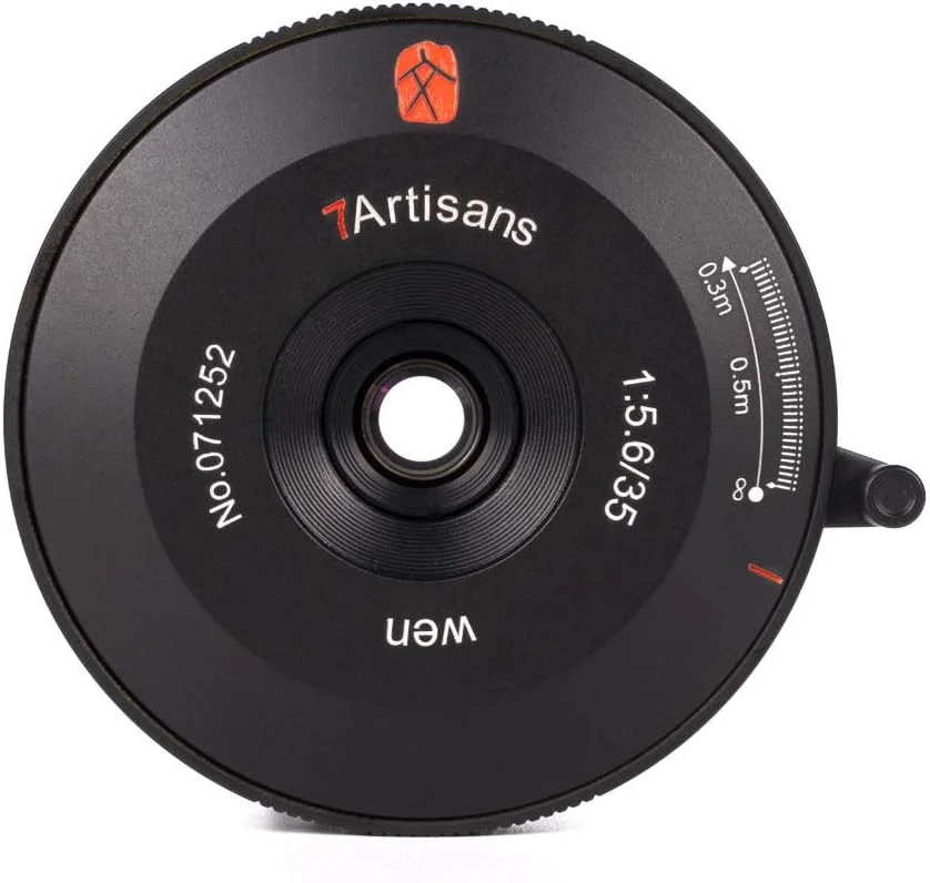 7artisans 35mm f5.6 Full Frame Format Manual Focus Camera Lens Compatible with Leica M-Mount for Leica M,M10,M240M-P240,M-TYP246,M-P,M 262,M7(Black)