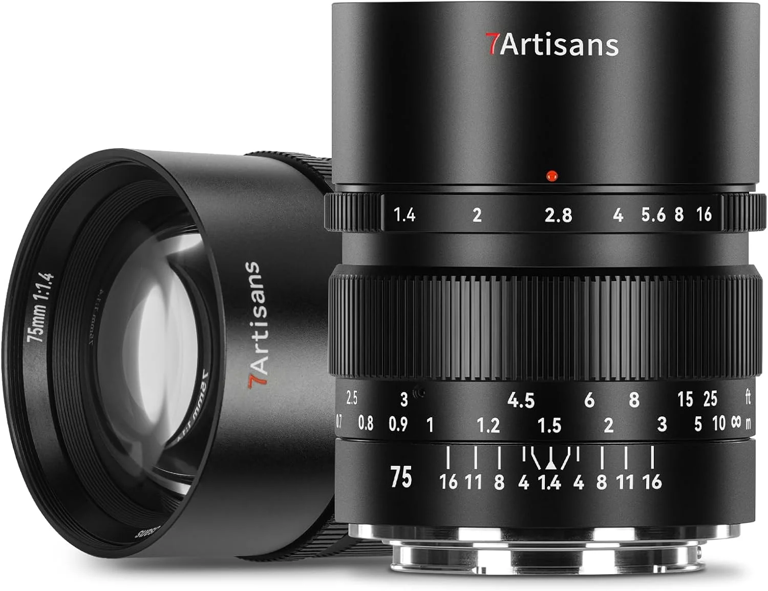 لنز 7artisans 75mm F1.4 فول فریم با فاصله کانونی ثابت و دیافراگم دستی 38.4 درجه سازگار با دوربین های بدون آینه Nikon Z-Mount Z9, Z8, Z7, Z72, Z6, Z62, Z63, Zf, Z5, Z5II