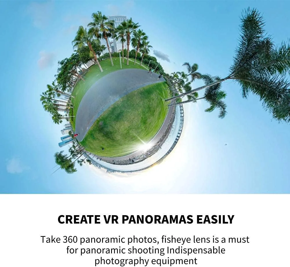 7artisans 10mm F2.8 Full Frame Ultra Wide Angle Fisheye Lens Compatible for Canon RF Mount Mirrorless Camera, 178° Manual Focus for EOS R/EOS R3/EOS RP/EOS R5/EOS R6