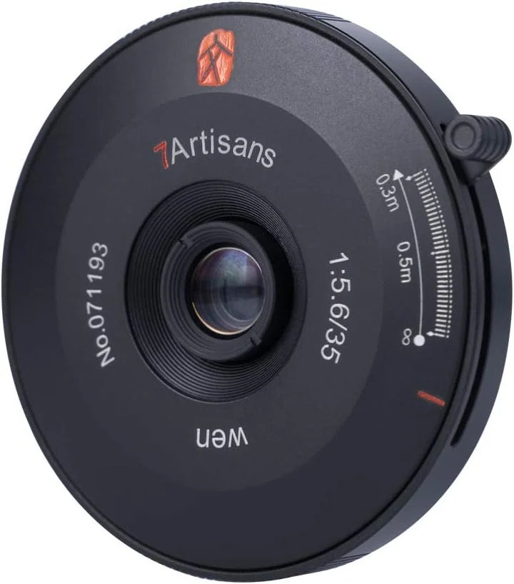 7artisans 35mm f5.6 Full Frame Format Manual Focus Camera Lens Compatible with Leica M-Mount for Leica M,M10,M240M-P240,M-TYP246,M-P,M 262,M7(Black)
