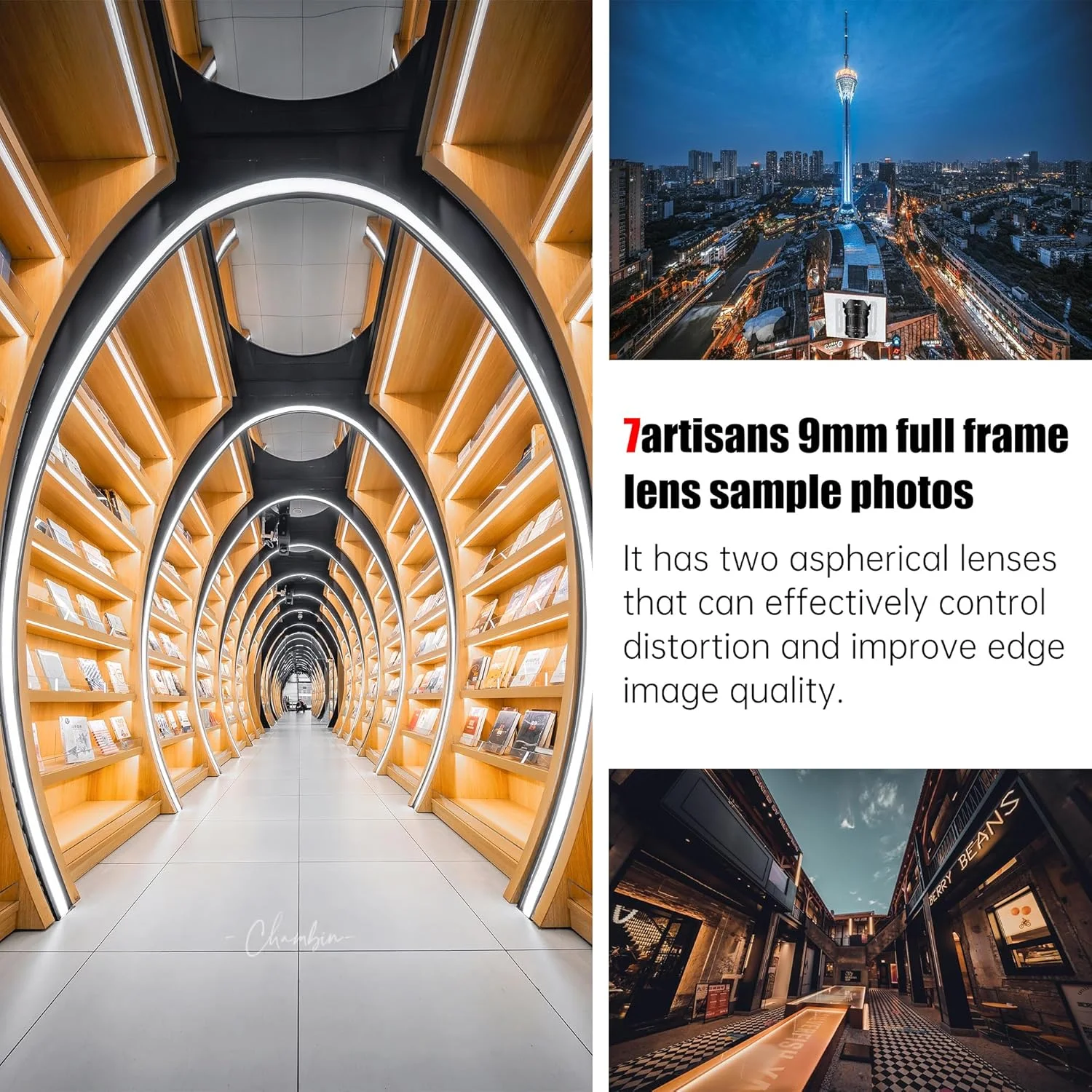 لنز فول فریم 7artisans 9mm F5.6 با زاویه دید فوق عریض 132 درجه، تقریباً بدون اعوجاج، حداقل فاصله فوکوس 0.2 متر، سازگار با Nikon Z5 Z6 Z7 Z6II Z7II Z9 (فیلتر پشتی 34mmND64)