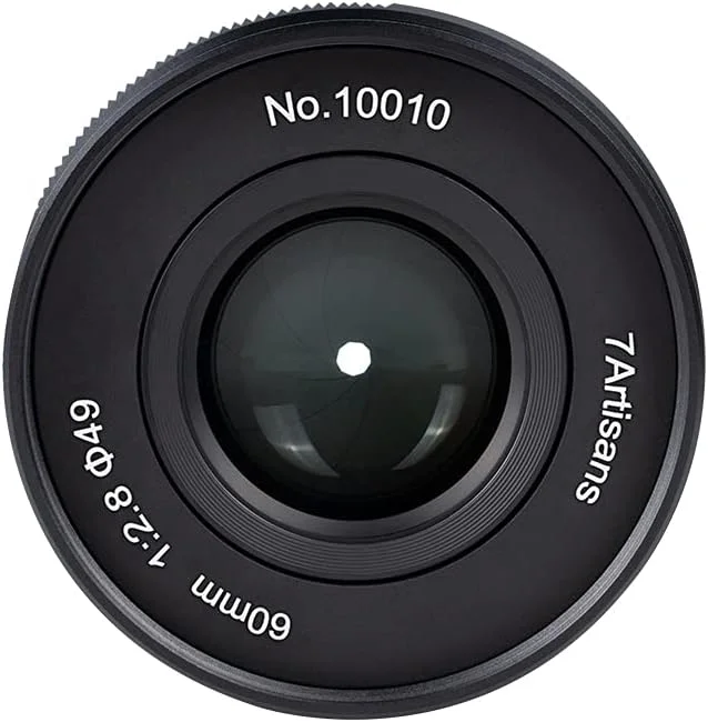 لنز دوربین 60mm F2.8 Mark II ماکرو 7artisans با فوکوس دستی، لنز دوربین بدون آینه APS-C برای لایکا T، لایکا TL، لایکا TL2، لایکا CL، سیگما FP