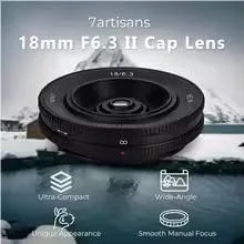 لنز 18 میلی‌متری F6.3 Mark II UFO از 7artisans برای مانت فوجی، APS-C، لنز پرایم، دوربین‌های بدون آینه فوق‌العاده نازک و جمع و جور برای سری FUJIFILM XM-H/XP/XE/XA/XT/XS
