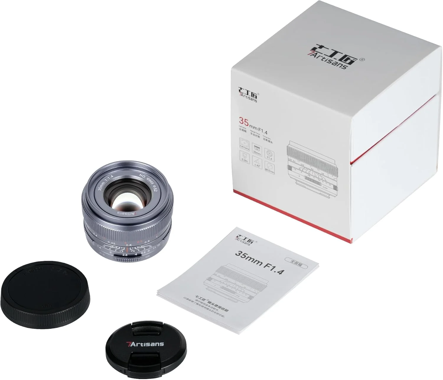 لنز پرایم 35mm F1.4 Mark Ⅲ فول فریم با فوکوس دستی 7artisans، دیافراگم باز، سازگار با دوربین های Sony E Mount مدل های A7 A7R A7S A7RⅡ A7SⅡ A9 A7C A1 A7RIII A7III A7RIV A9II و غیره (خاکستری تیتانیومی) لنز پرایم 35mm F1.4 Mark Ⅲ فول فریم با فوکوس دستی 7artisans، دیافراگم باز، سازگار با دوربین های Sony E Mount مدل های A7 A7R A7S A7RⅡ A7SⅡ A9 A7C A1 A7RIII A7III A7RIV A9II و غیره (خاکستری تیتانیومی)