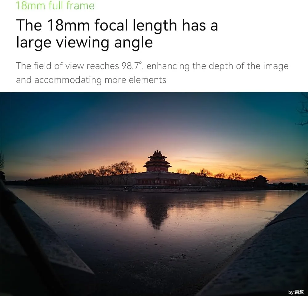 لنز فول فریم 7artisans 18mm F5.6 برای مانت Sony E، لنز پنکیکی فوق عریض سازگار با دوربین های Sony E Mount برای دوربین های بدون آینه A5000 A6000 A6100 A6300 A6400