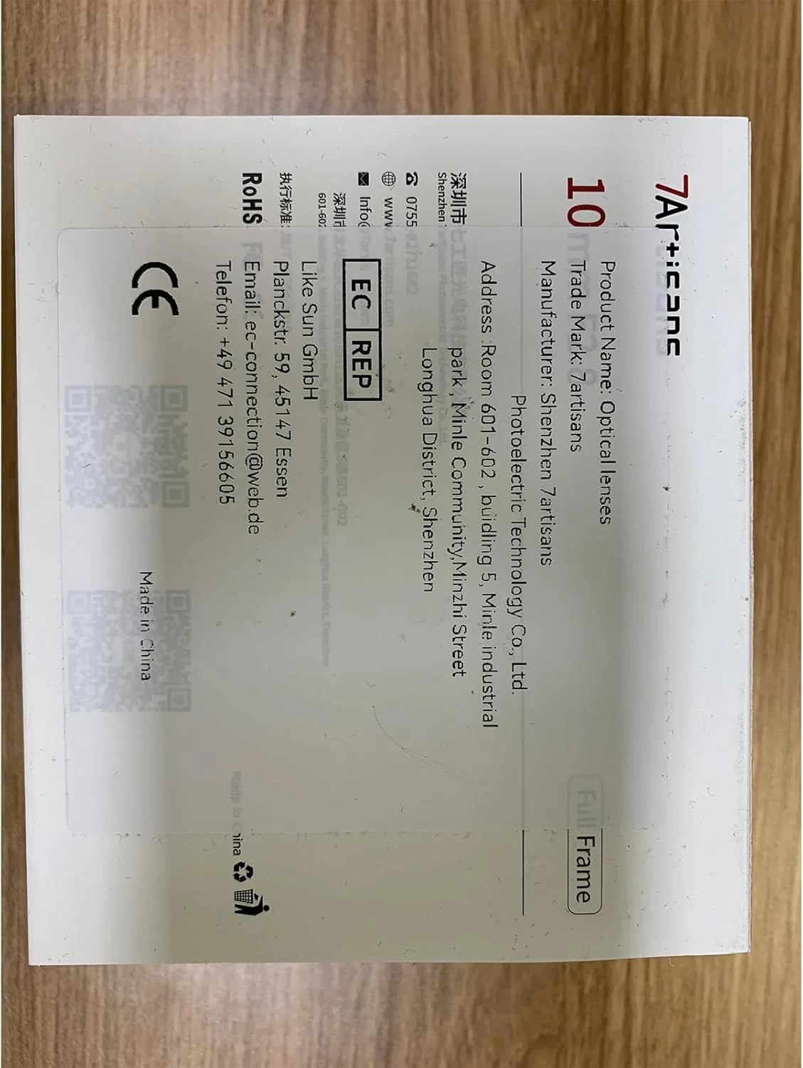 لنز چشم ماهی 7artisans 10mm F2.8 با زاویه دید فوق عریض فول فریم 178 درجه و فوکوس دستی برای دوربین های بدون آینه سری Leica/Panasonic/Sigma L