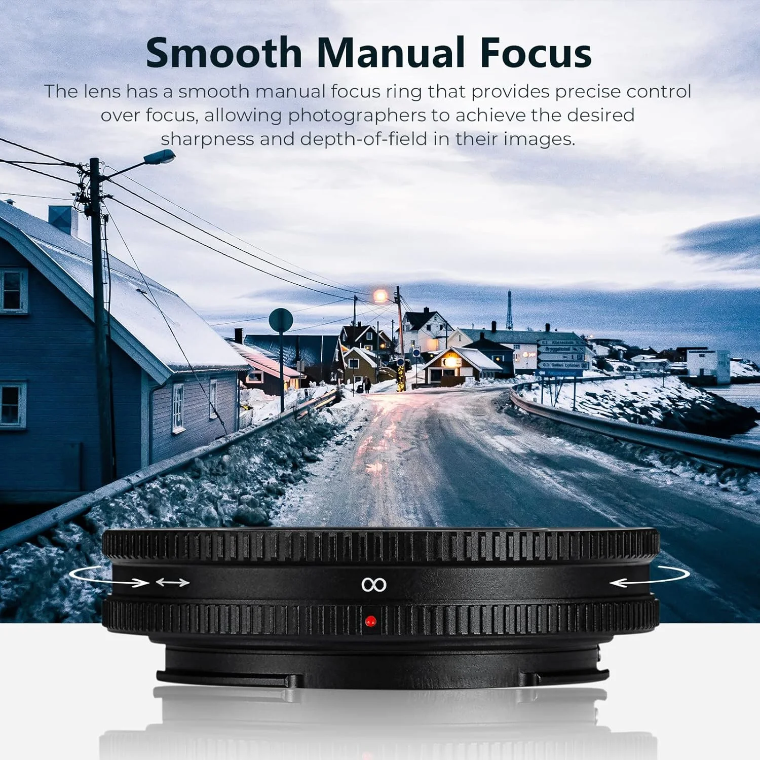 لنز 7artisans 18mm F6.3 II UFO، سازگار با دوربین های بدون آینه فوجی X-M2 X-H1 X-T1 X-T10 X-T2 X-T20 X-T3 X-T4 X-T100 X-T200 X-T30 X-Pro1 X-Pro2 X- Pro3 X-E1 x-e2 x E2S