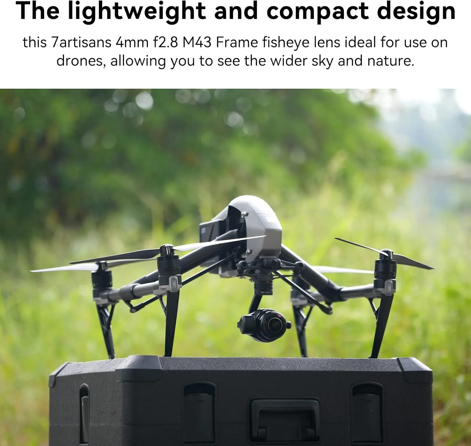 لنز چشم ماهی الترا واید 7artisans 7 4mm F2.8 با زاویه دید باز و فوکوس دستی، سازگار با دوربین های بدون آینه Sony E-Mount مدل های A6300 A6400 A6500 NEX-3 NEX-3N NEX-5T NEX-5R A7 A7II A7RIII