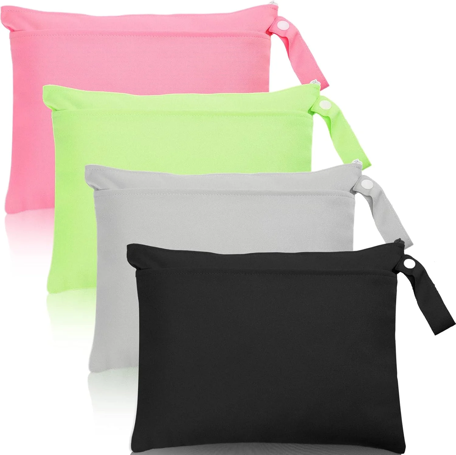 ست 4 عددی کیف پارچه ای پوشک بچه، کیف خشک و تر با 2 جیب زیپ دار، ضد آب و قابل استفاده مجدد، کیف پارچه ای گربه ای با دو جیب، مناسب برای لباس های استخر، ساحل، باشگاه و لوازم جانبی کودک ست 4 عددی کیف پارچه ای پوشک بچه، کیف خشک و تر با 2 جیب زیپ دار، ضد آب و قابل استفاده مجدد، کیف پارچه ای گربه ای با دو جیب، مناسب برای لباس های استخر، ساحل، باشگاه و لوازم جانبی کودک