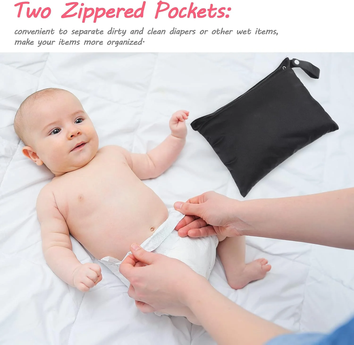 ست 4 عددی کیف پارچه ای پوشک بچه، کیف خشک و تر با 2 جیب زیپ دار، ضد آب و قابل استفاده مجدد، کیف پارچه ای گربه ای با دو جیب، مناسب برای لباس های استخر، ساحل، باشگاه و لوازم جانبی کودک ست 4 عددی کیف پارچه ای پوشک بچه، کیف خشک و تر با 2 جیب زیپ دار، ضد آب و قابل استفاده مجدد، کیف پارچه ای گربه ای با دو جیب، مناسب برای لباس های استخر، ساحل، باشگاه و لوازم جانبی کودک