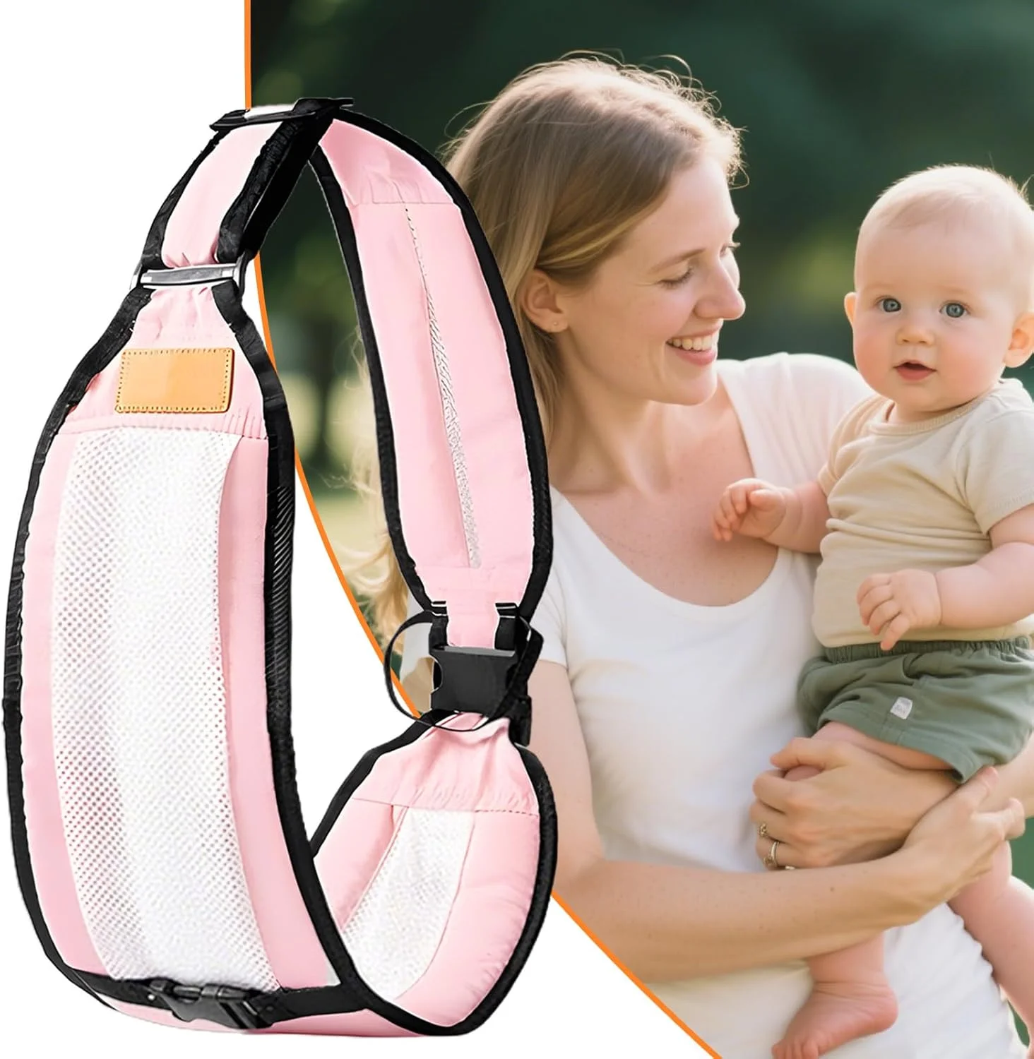 آغوشی نوزاد، لوازم جانبی آغوشی قابل تنظیم برای نوزادان 0-4 ساله، 20 کیلوگرم، توری تنفسی، بند سینه و کمربند، سیستم های مسافرتی برای فعالیت های آبی، پیاده روی، پارک های تفریحی و ساحل