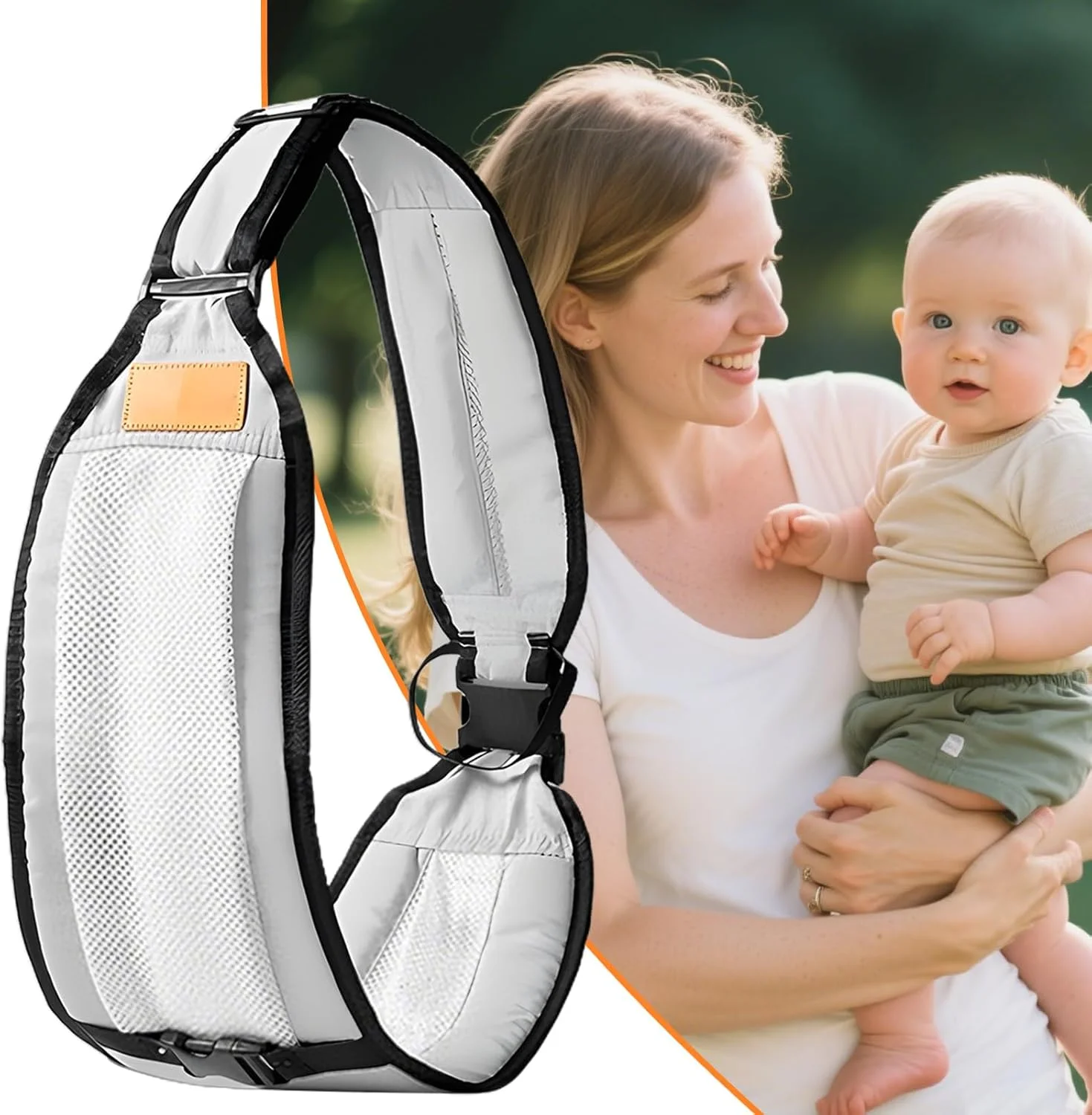 آغوشی نوزاد، آغوشی قابل تنظیم برای نوزادان 0-4 ساله، کمربند ارگونومیک تا 20 کیلوگرم با بند سینه برای سفر هوایی، سفرهای ساحلی، فعالیت های آبی و پیاده روی آغوشی نوزاد، آغوشی قابل تنظیم برای نوزادان 0-4 ساله، کمربند ارگونومیک تا 20 کیلوگرم با بند سینه برای سفر هوایی، سفرهای ساحلی، فعالیت های آبی و پیاده روی
