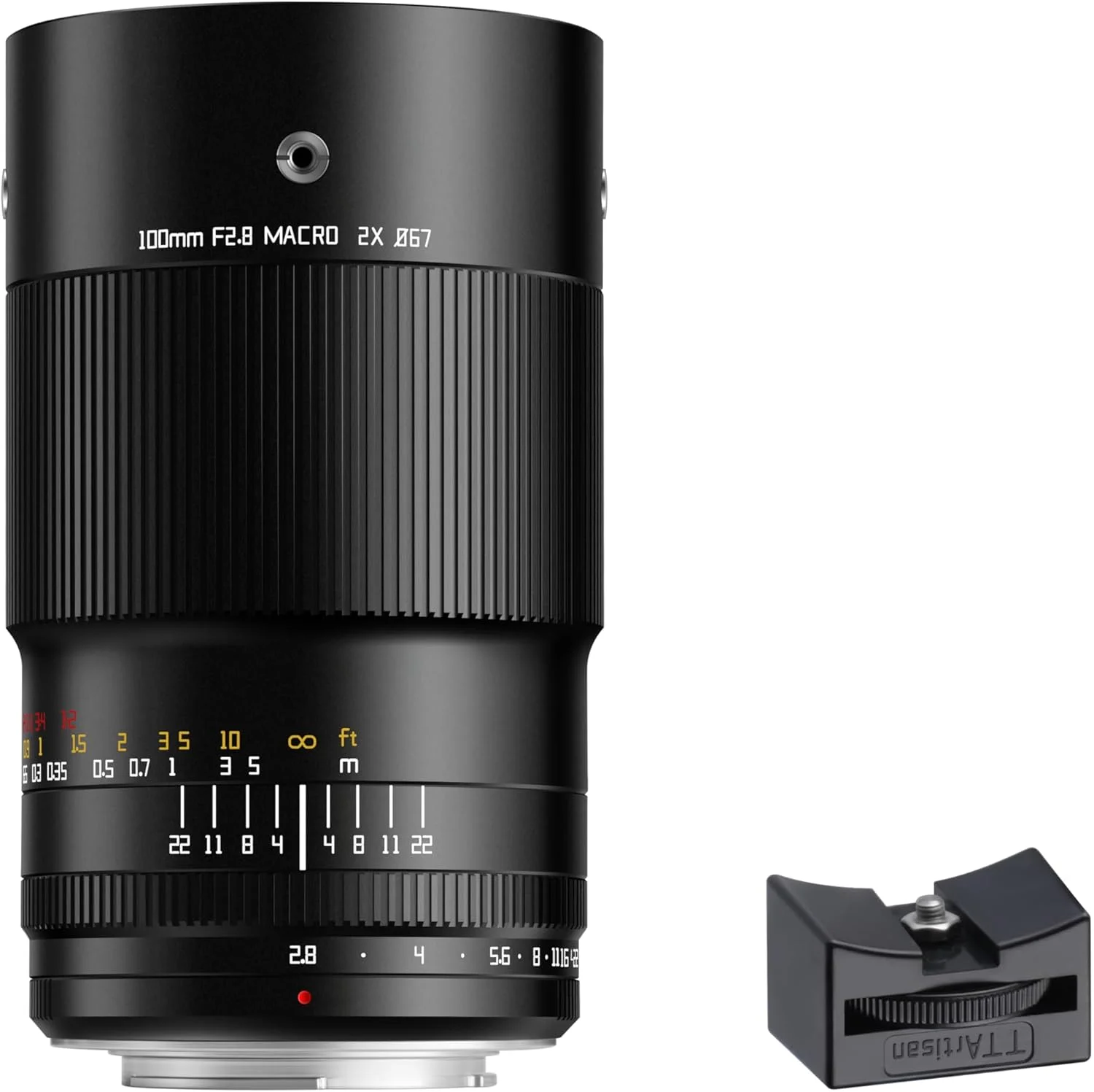 لنز ماکرو 100mm F2.8 2x با بدنه فلزی و مانت کفشک سرد TTArtisan سازگار با مانت Canon EF - مشکی لنز ماکرو 100mm F2.8 2x با بدنه فلزی و مانت کفشک سرد TTArtisan سازگار با مانت Canon EF - مشکی