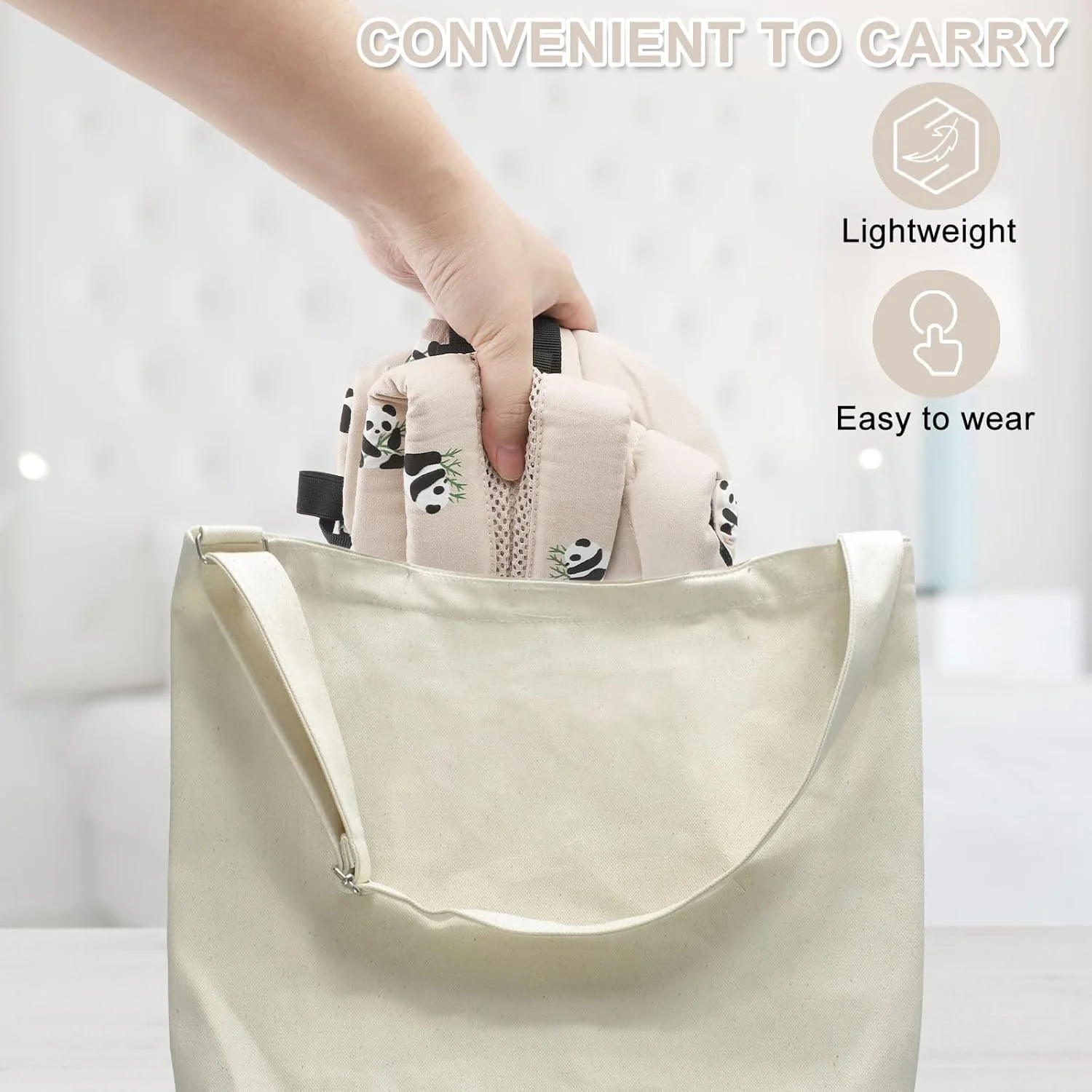 آغوشی نوزاد سه بعدی، آغوشی قابل حمل نوزاد، آغوشی توری تنفسی کودک نوپا، آغوشی ارگونومیک نوزاد، آغوشی نوزاد بدون دست، مناسب نوزاد از بدو تولد تا 3-36 ماهگی