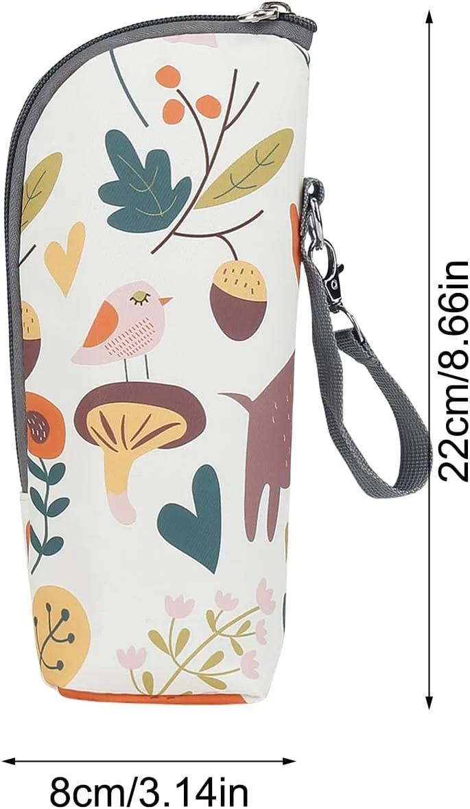 کیف حمل شیشه شیر کودک | کیف گرم نگهدارنده شیشه شیر کودک | کیف قابل حمل ضد آب، لوازم جانبی مسافرتی برای نگهداری، مهد کودک مادر کیف حمل شیشه شیر کودک | کیف گرم نگهدارنده شیشه شیر کودک | کیف قابل حمل ضد آب، لوازم جانبی مسافرتی برای نگهداری، مهد کودک مادر