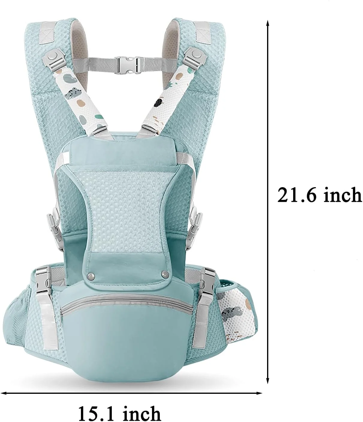 آغوشی نوزاد با نشیمنگاه کمری، 6-در-1 ارگونومیک برای نوزاد تا کودک نوپا، مناسب برای نوزاد 0-36 ماهه، آغوشی توری نرم و قابل تنفس با نشیمنگاه کمری، نگهدارنده نوزاد با قابلیت تنظیم آسان آغوشی نوزاد با نشیمنگاه کمری، 6-در-1 ارگونومیک برای نوزاد تا کودک نوپا، مناسب برای نوزاد 0-36 ماهه، آغوشی توری نرم و قابل تنفس با نشیمنگاه کمری، نگهدارنده نوزاد با قابلیت تنظیم آسان