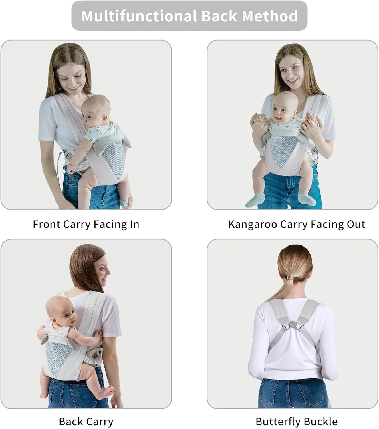 آغوشی نوزاد کوله پشتی کانگورویی بند دار چند منظوره مناسب سفر و گردش کودک نوپا (سبز) آغوشی نوزاد کوله پشتی کانگورویی بند دار چند منظوره مناسب سفر و گردش کودک نوپا (سبز)