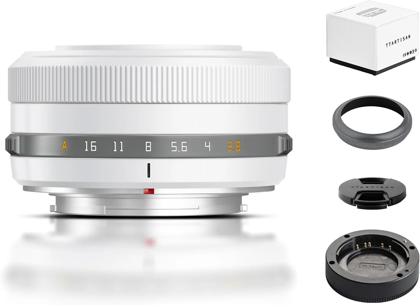 لنز TTArtisan AF 27mm F2.8 APS-C با فوکوس خودکار، لنز پنکیکی برای فوجی X-A3 X-A5 X-A7 X-H1 X-T100 X-T20 X-T200 X-T3 X-T30 X-T30II X-T4 X-Pro3 X-E3 X-E4 X-S10 (نسخه محدود، سفید قطبی) لنز TTArtisan AF 27mm F2.8 APS-C با فوکوس خودکار، لنز پنکیکی برای فوجی X-A3 X-A5 X-A7 X-H1 X-T100 X-T20 X-T200 X-T3 X-T30 X-T30II X-T4 X-Pro3 X-E3 X-E4 X-S10 (نسخه محدود، سفید قطبی)