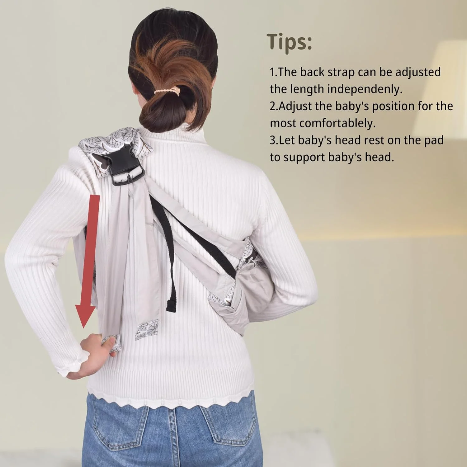 آغوشی نوزاد کیوبی، آغوشی نخی طبیعی، نگهدارنده نوزاد فوق العاده راحت برای پوشیدن و حمل آسان نوزاد، کودک نوپا (خاکستری) آغوشی نوزاد کیوبی، آغوشی نخی طبیعی، نگهدارنده نوزاد فوق العاده راحت برای پوشیدن و حمل آسان نوزاد، کودک نوپا (خاکستری)