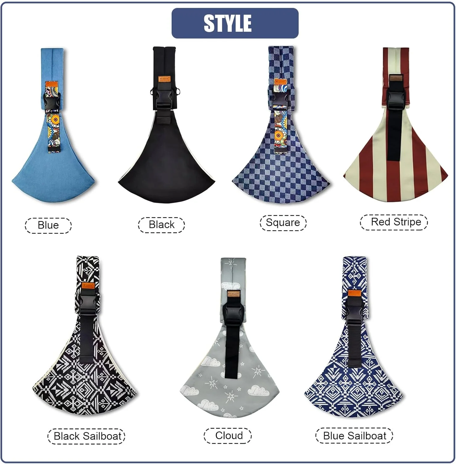 آغوشی نوزاد، آغوشی کودک، آغوشی قابل تنظیم و ضد لغزش برای حمل نوزاد و کودک 4.5 تا 13.5 کیلوگرمی (مربع) آغوشی نوزاد، آغوشی کودک، آغوشی قابل تنظیم و ضد لغزش برای حمل نوزاد و کودک 4.5 تا 13.5 کیلوگرمی (مربع)