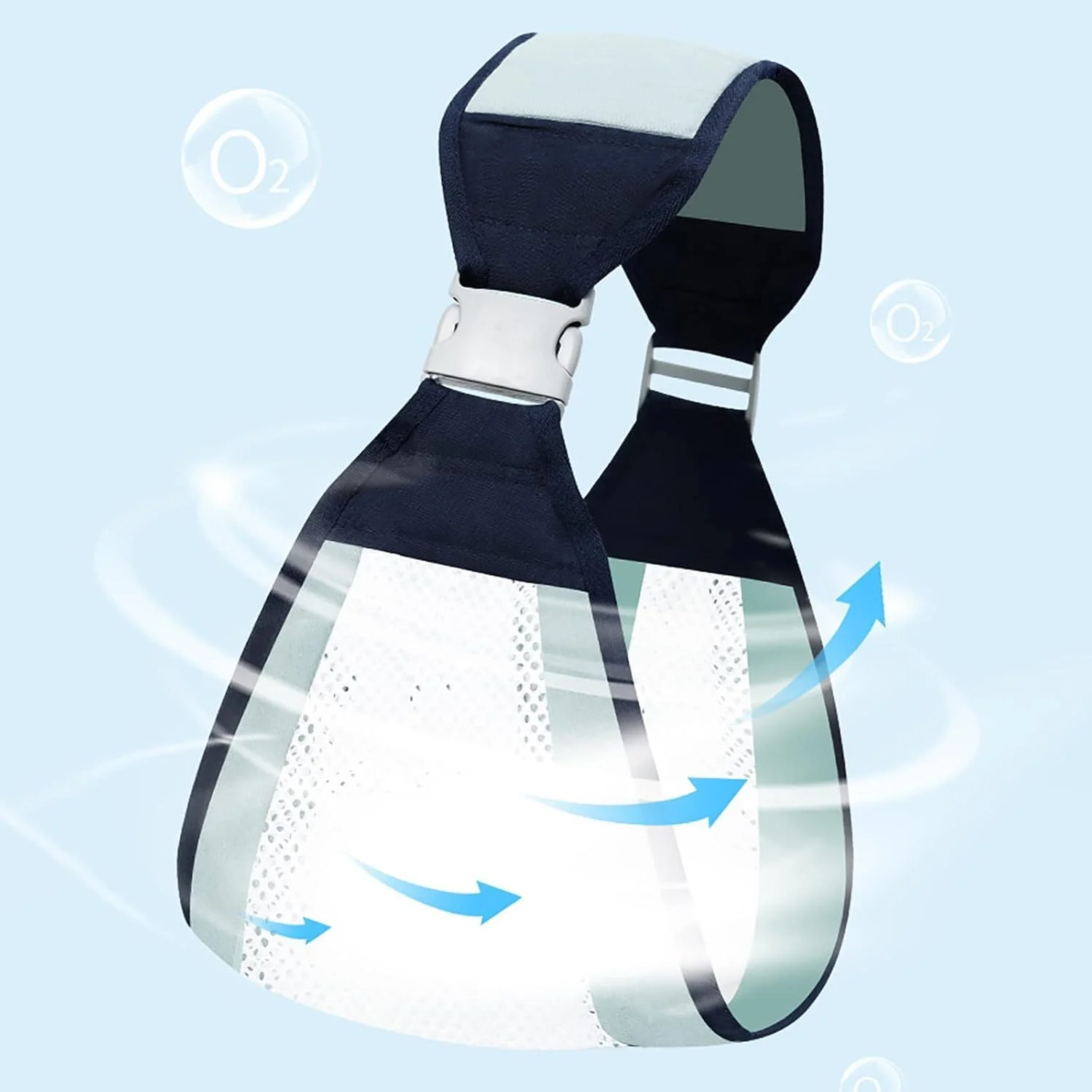 کمربند نگهدارنده نوزاد توری GLUN®، کمربند آغوشی قابل تنظیم با بندهای ضخیم شانه، لوازم جانبی مراقبت از نوزاد در فضای باز کمربند نگهدارنده نوزاد توری GLUN®، کمربند آغوشی قابل تنظیم با بندهای ضخیم شانه، لوازم جانبی مراقبت از نوزاد در فضای باز