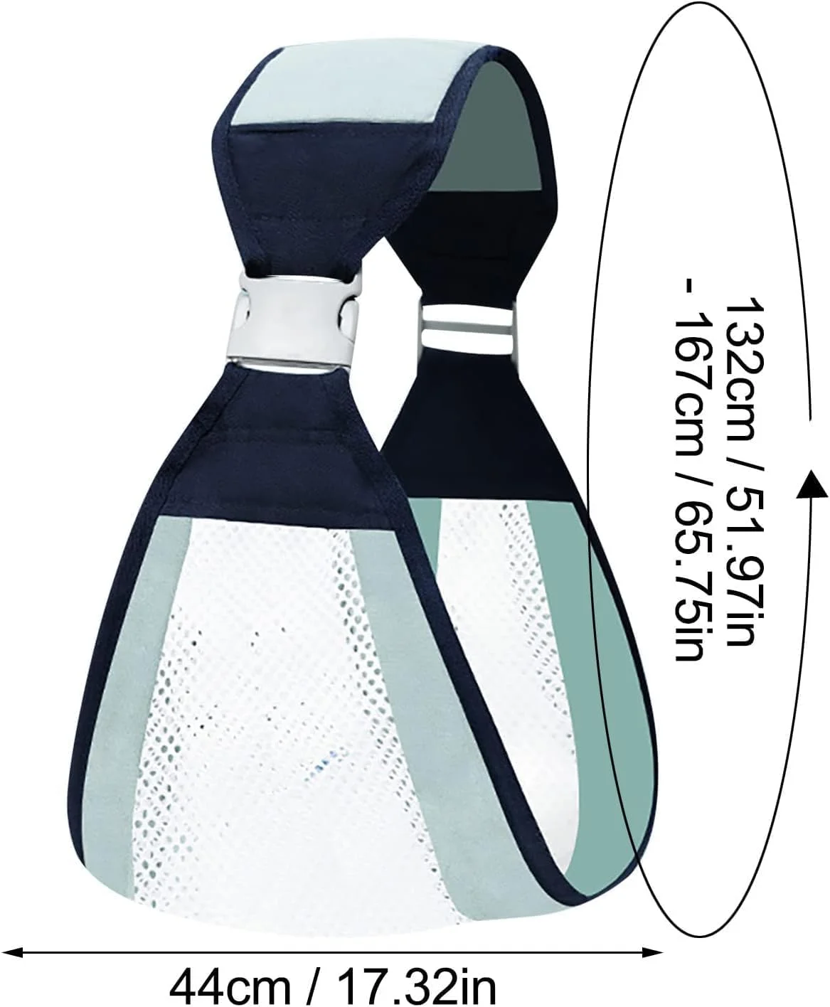 کمربند نگهدارنده نوزاد توری GLUN®، کمربند آغوشی قابل تنظیم با بندهای ضخیم شانه، لوازم جانبی مراقبت از نوزاد در فضای باز کمربند نگهدارنده نوزاد توری GLUN®، کمربند آغوشی قابل تنظیم با بندهای ضخیم شانه، لوازم جانبی مراقبت از نوزاد در فضای باز