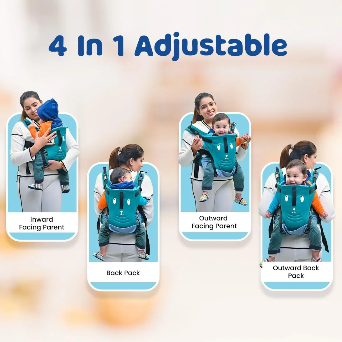 آغوشی نوزاد بومتوم قابل تنظیم و بدون نیاز به دست با 4 حالت حمل | آغوشی نوزاد برای 4 تا 24 ماه با پشتیبانی راحت سر و پا | حداکثر وزن تا 12 کیلوگرم (سبز رامای) آغوشی نوزاد بومتوم قابل تنظیم و بدون نیاز به دست با 4 حالت حمل | آغوشی نوزاد برای 4 تا 24 ماه با پشتیبانی راحت سر و پا | حداکثر وزن تا 12 کیلوگرم (سبز رامای)