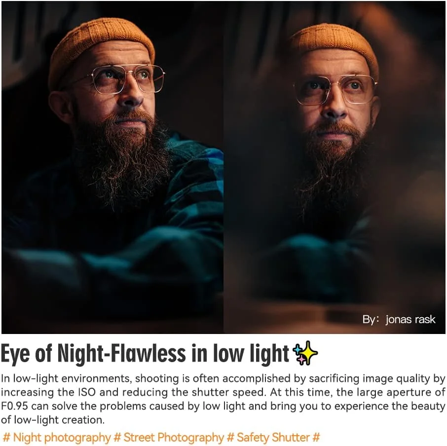 لنز دوربین 35mm F0.95 APS-C دستی ثابت TTARTISAN برای دوربین های بدون آینه Sony E-Mount مدل های A5000 A5100 A6000 A6100 A6300 A6400 A6500 A6600 NEX-3 NEX-3N NEX-3R NEX-5T NEX-5R NEX-5 NEX-5N NEX-7 NEX5C