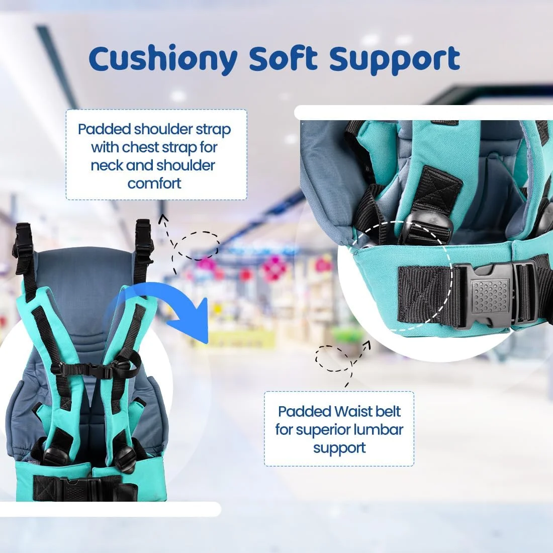 آغوشی نوزاد بامتوم قابل تنظیم و بدون نیاز به دست با 4 حالت حمل | آغوشی نوزاد برای 4 تا 24 ماه با پشتیبانی راحت سر و پا | حداکثر وزن تا 12 کیلوگرم (سبز دریایی)، کودک نوپا آغوشی نوزاد بامتوم قابل تنظیم و بدون نیاز به دست با 4 حالت حمل | آغوشی نوزاد برای 4 تا 24 ماه با پشتیبانی راحت سر و پا | حداکثر وزن تا 12 کیلوگرم (سبز دریایی)، کودک نوپا