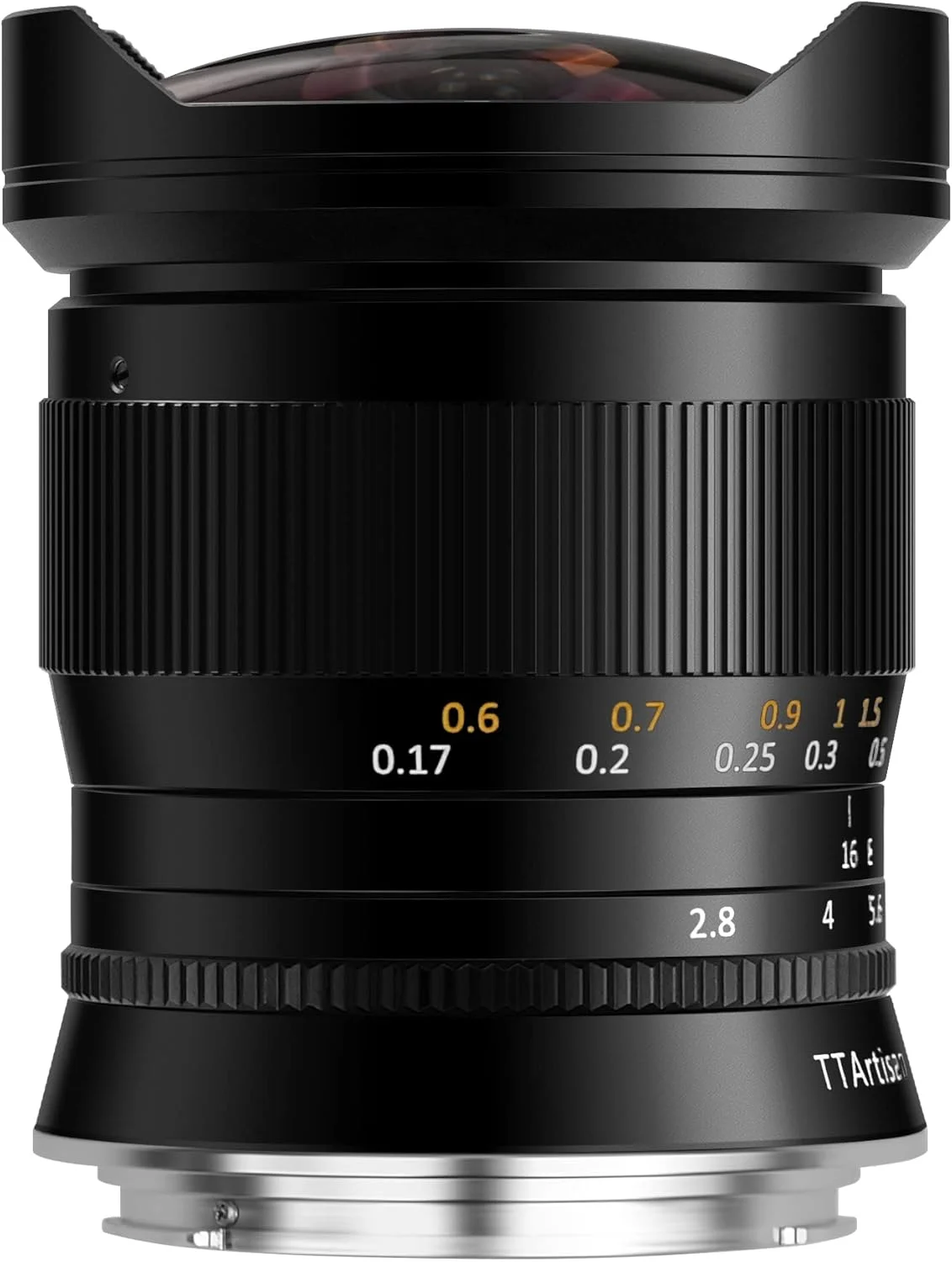 لنز دستی 11mm F2.8 فول فریم الترا واید فیش آی TTArtisan برای مانت Canon EOS-R مدل های EOS R, EOS RP, EOS R5, EOS R6