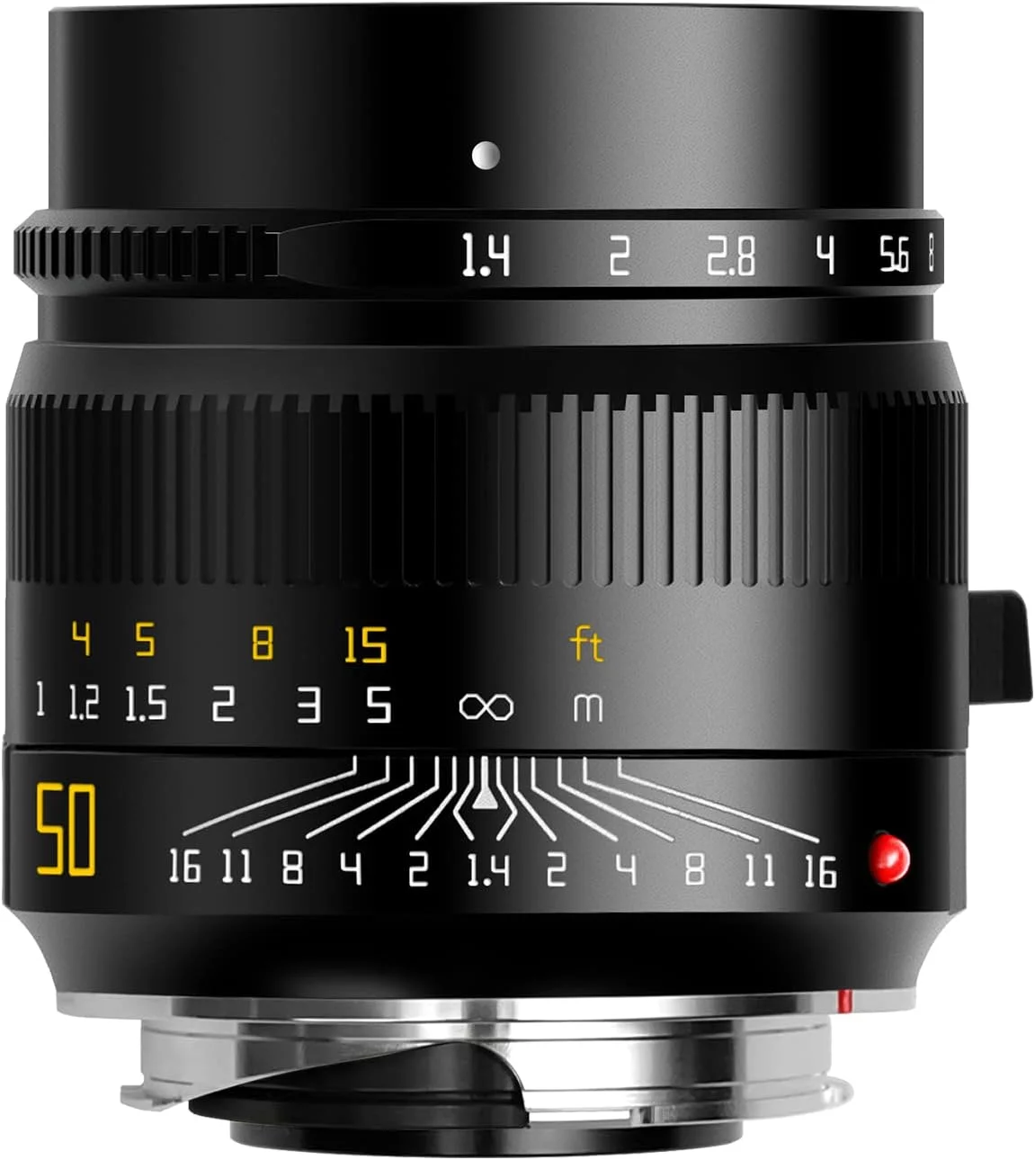 لنز دوربین بدون آینه TTArtisan 50mm F1.4 با دهانه بزرگ و فوکوس دستی، سازگار با دوربین های M-Mount مانند M M240 M3 M6 M7 M8 M9 M9p M10 لنز دوربین بدون آینه TTArtisan 50mm F1.4 با دهانه بزرگ و فوکوس دستی، سازگار با دوربین های M-Mount مانند M M240 M3 M6 M7 M8 M9 M9p M10