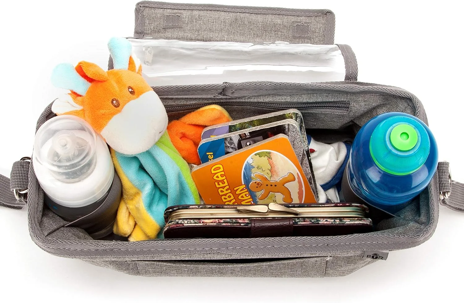 کیف لوازم کودک با جای موبایل و روکش ضد آب. مناسب برای همه کالسکه ها. کیف لوازم و سازمان دهنده جهانی کالسکه BTR کیف لوازم کودک با جای موبایل و روکش ضد آب. مناسب برای همه کالسکه ها. کیف لوازم و سازمان دهنده جهانی کالسکه BTR