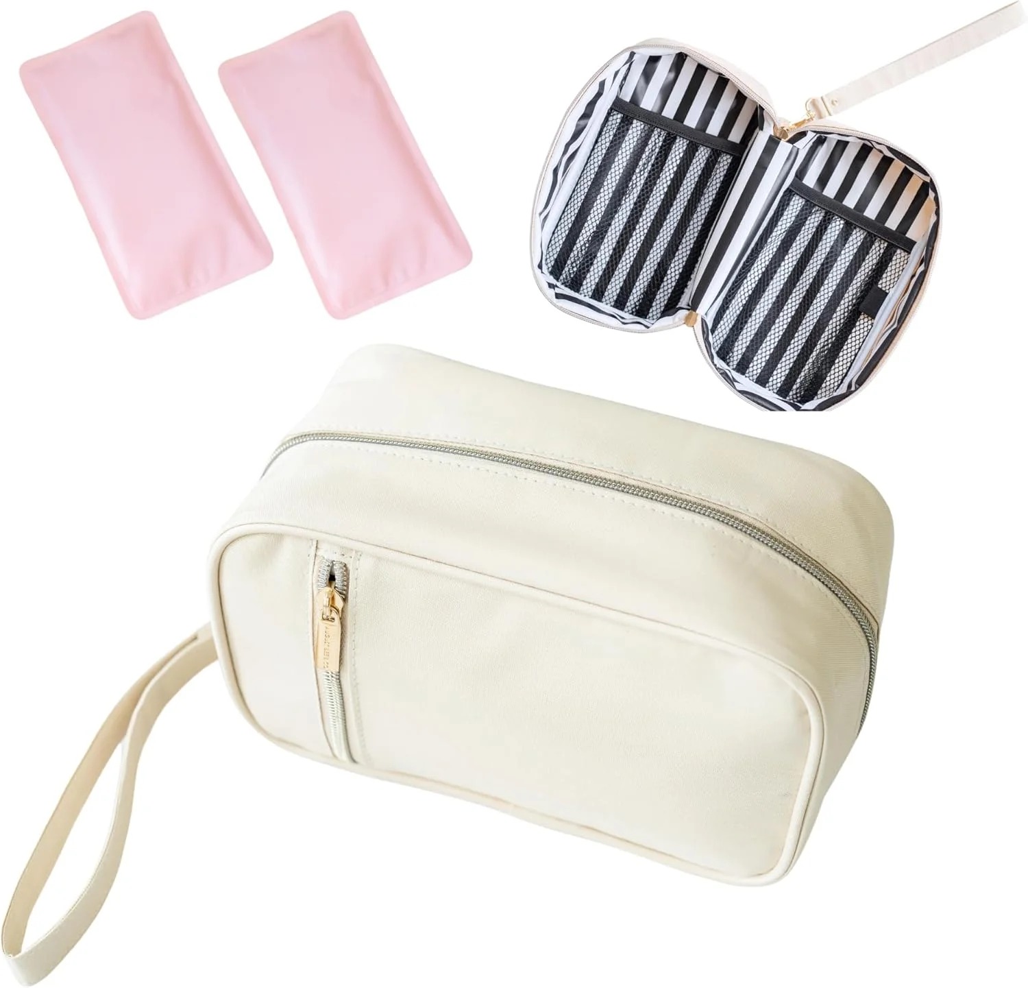 کیف خنک نگهدارنده شیر مادر - کیف شیک پلی استر برای نگهداری شیر مادر با ظرفیت 6-8 کیسه - ضد آب و قابل حمل به همراه بسته های یخ - لوازم ضروری کودک برای مادران پرمشغله کیف خنک نگهدارنده شیر مادر - کیف شیک پلی استر برای نگهداری شیر مادر با ظرفیت 6-8 کیسه - ضد آب و قابل حمل به همراه بسته های یخ - لوازم ضروری کودک برای مادران پرمشغله