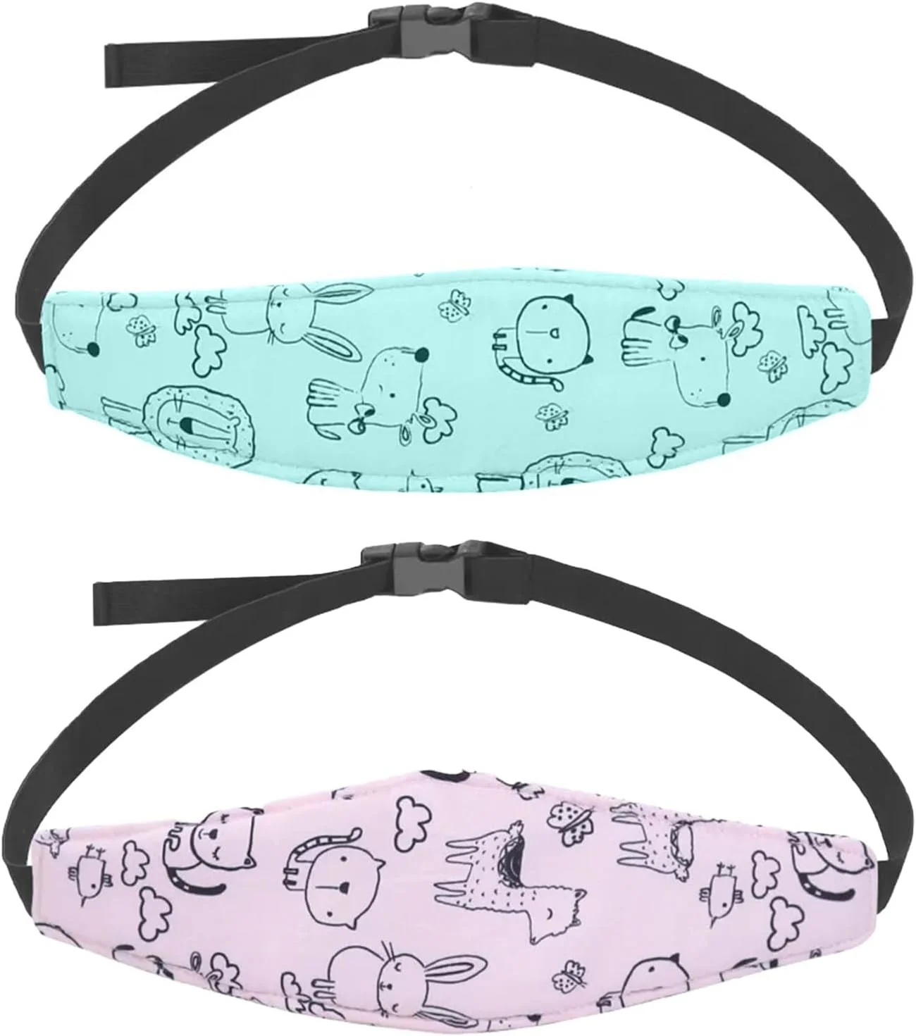 بالشتک های محافظ سر صندلی ماشین کودک بونیتا، بالشتک های شانه صندلی ماشین، تکیه گاه سر برای تسکین گردن کالسکه، نگهدارنده خواب، مناسب برای کودکان نوپا و کودکان (طرح حیوانات) بالشتک های محافظ سر صندلی ماشین کودک بونیتا، بالشتک های شانه صندلی ماشین، تکیه گاه سر برای تسکین گردن کالسکه، نگهدارنده خواب، مناسب برای کودکان نوپا و کودکان (طرح حیوانات)