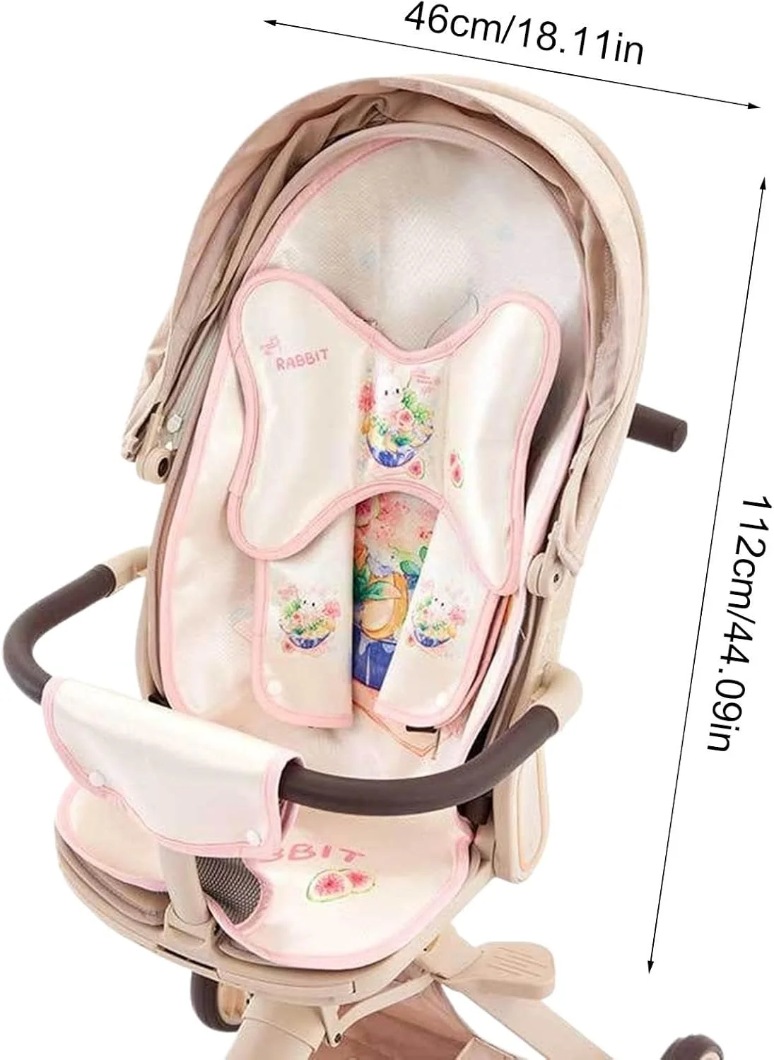 پد خنک کننده صندلی خودرو | تشک کارتونی بامزه ابریشمی یخی تنفسی | کوسن صندلی کودک، لوازم جانبی کالسکه نوزاد برای کریر، صندلی پد خنک کننده صندلی خودرو | تشک کارتونی بامزه ابریشمی یخی تنفسی | کوسن صندلی کودک، لوازم جانبی کالسکه نوزاد برای کریر، صندلی