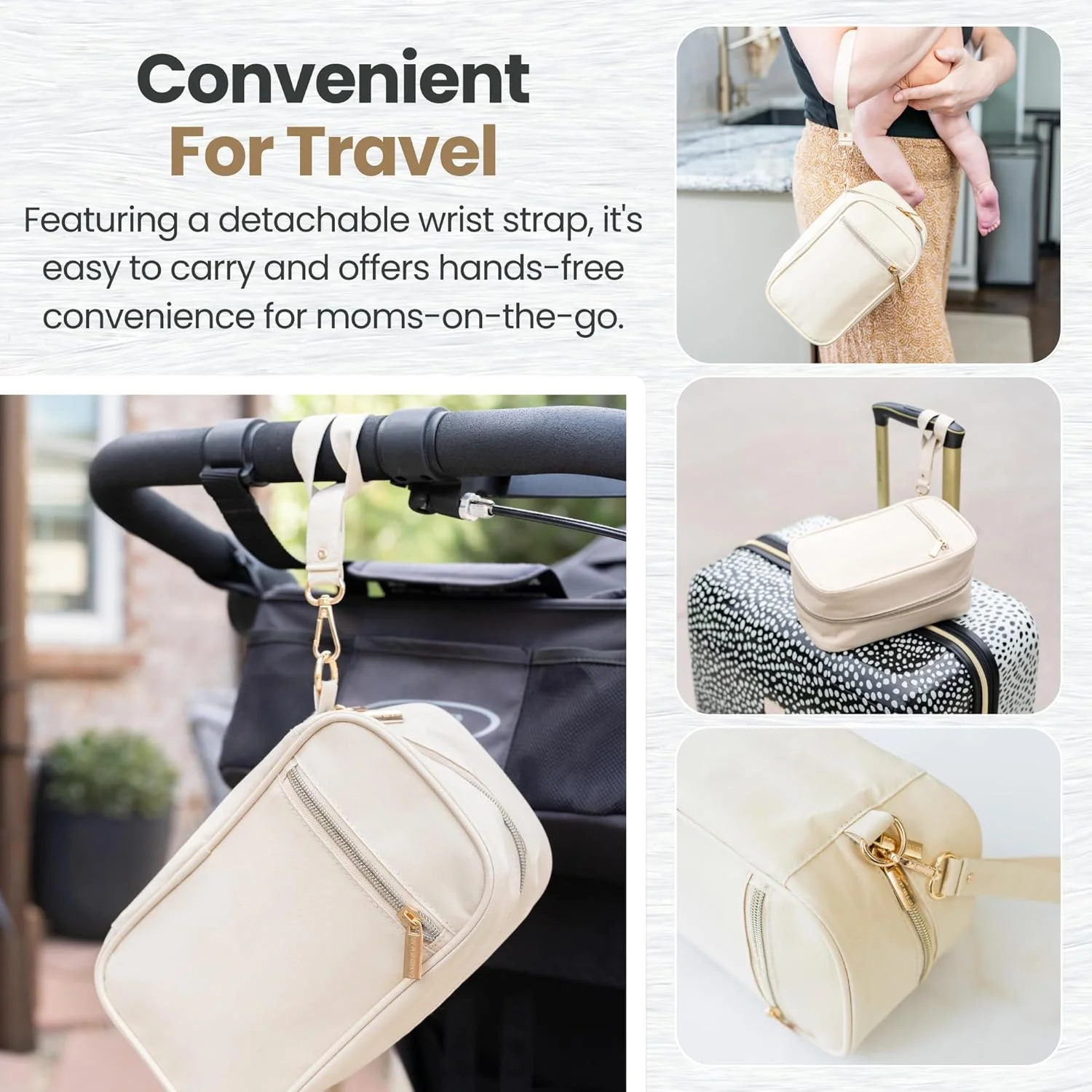 کیف خنک نگهدارنده شیر مادر - کیف شیک پلی استر برای نگهداری شیر مادر با ظرفیت 6-8 کیسه - ضد آب و قابل حمل به همراه بسته های یخ - لوازم ضروری کودک برای مادران پرمشغله کیف خنک نگهدارنده شیر مادر - کیف شیک پلی استر برای نگهداری شیر مادر با ظرفیت 6-8 کیسه - ضد آب و قابل حمل به همراه بسته های یخ - لوازم ضروری کودک برای مادران پرمشغله