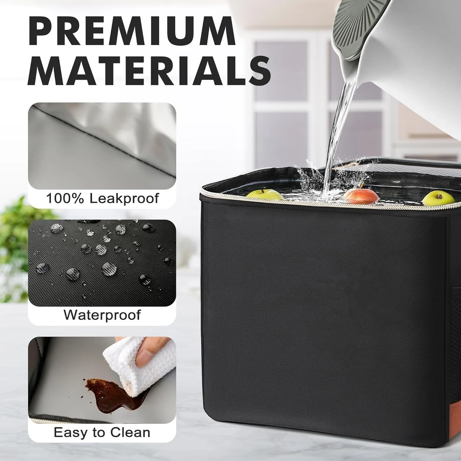 کیف خنک نگهدارنده شیر مادر با بسته یخ، مناسب برای 6 شیشه شیر تا 9 اونس، کیف های عایق شیشه شیر کودک، دو لایه ضد آب و ضد نشت با بند شانه برای مادران شیرده و شاغل کیف خنک نگهدارنده شیر مادر با بسته یخ، مناسب برای 6 شیشه شیر تا 9 اونس، کیف های عایق شیشه شیر کودک، دو لایه ضد آب و ضد نشت با بند شانه برای مادران شیرده و شاغل