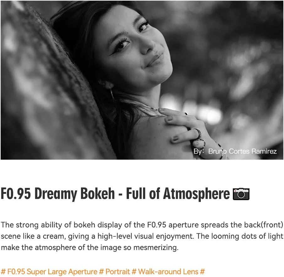 لنز دوربین بدون آینه TTArtisan 35mm F0.95 APS-C با دیافراگم بزرگ و فوکوس دستی برای مانت Z سازگار با Z50 لنز دوربین بدون آینه TTArtisan 35mm F0.95 APS-C با دیافراگم بزرگ و فوکوس دستی برای مانت Z سازگار با Z50