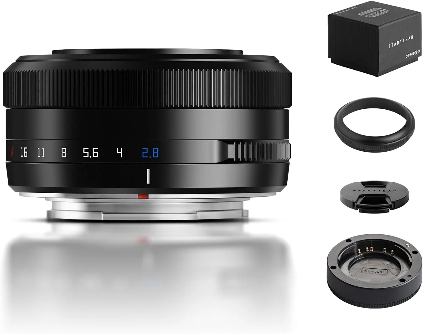 TTArtisan 27mm F/2.8 AF Auto Focus Lens for FX Mount Mirrorless Camera X-A1 Z-A10 X-A2 X-A3 X-A5 X-A7 X-M1 X-M2 X-H1 X-T1 X-T10 X-T2 X-T20 X-T3 X-T4 X-T100 X-T200 X-T30 X-PR01 X-PRO2 X-E1